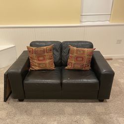 IKEA Morabo Leather Loveseat