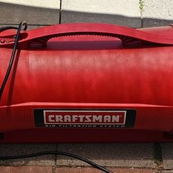 Craftsman Air Filtration System, specifically identified as Model 11. 
This system is designed for air filtration, likely used in workshops or 