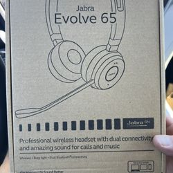 Jabra Evolve 65 Wireless/Bluetooth Headset 