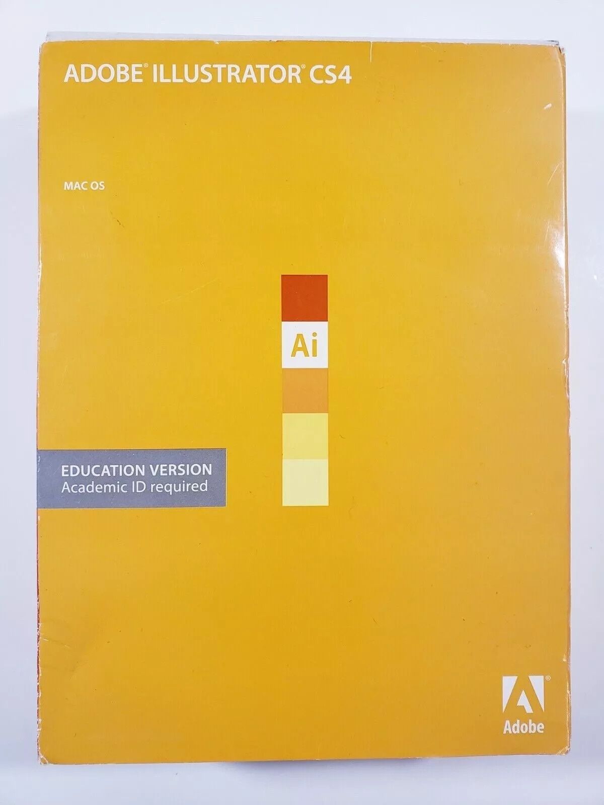 ADOBE Illustrator CS4 & Creative suite 4 Education Version For MAC OS w Serial #