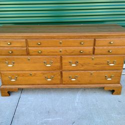 American Internation Custom Made Oak Dresser