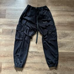 Off-White Parachute Cargo Pants Black/ White Size 37