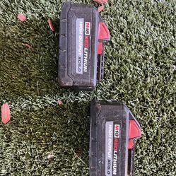 Milwaukee 6Ah Batteries 