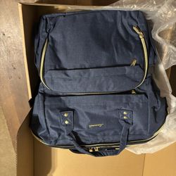 Lovevook Navy Women's Backpack with USB Charging Port