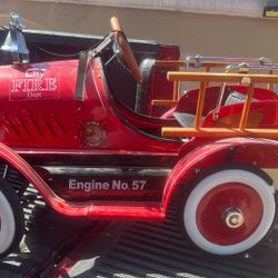 Fire Car Pedal Toy 