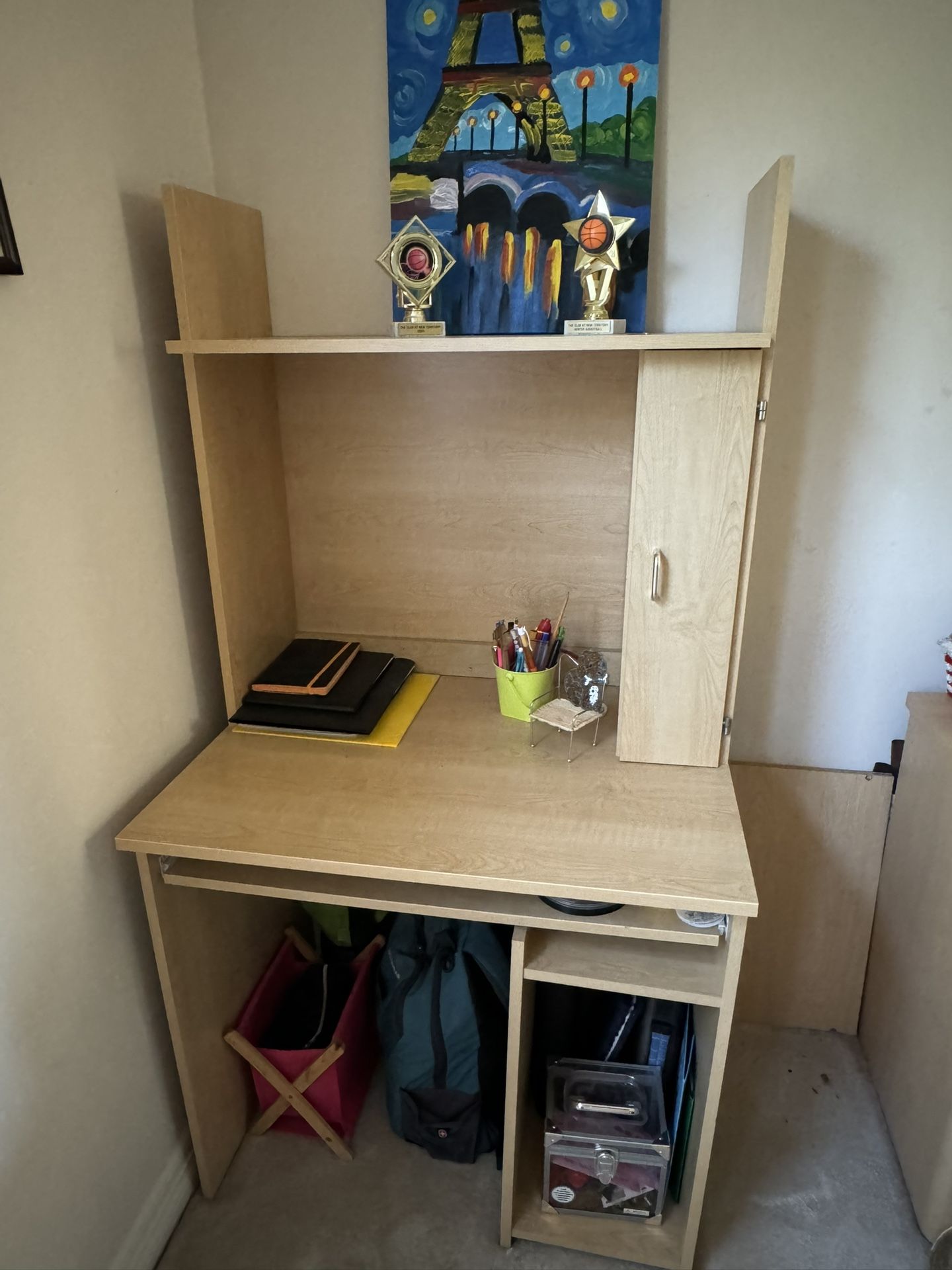FANCY IKEA WOODEN DESK- mint condition