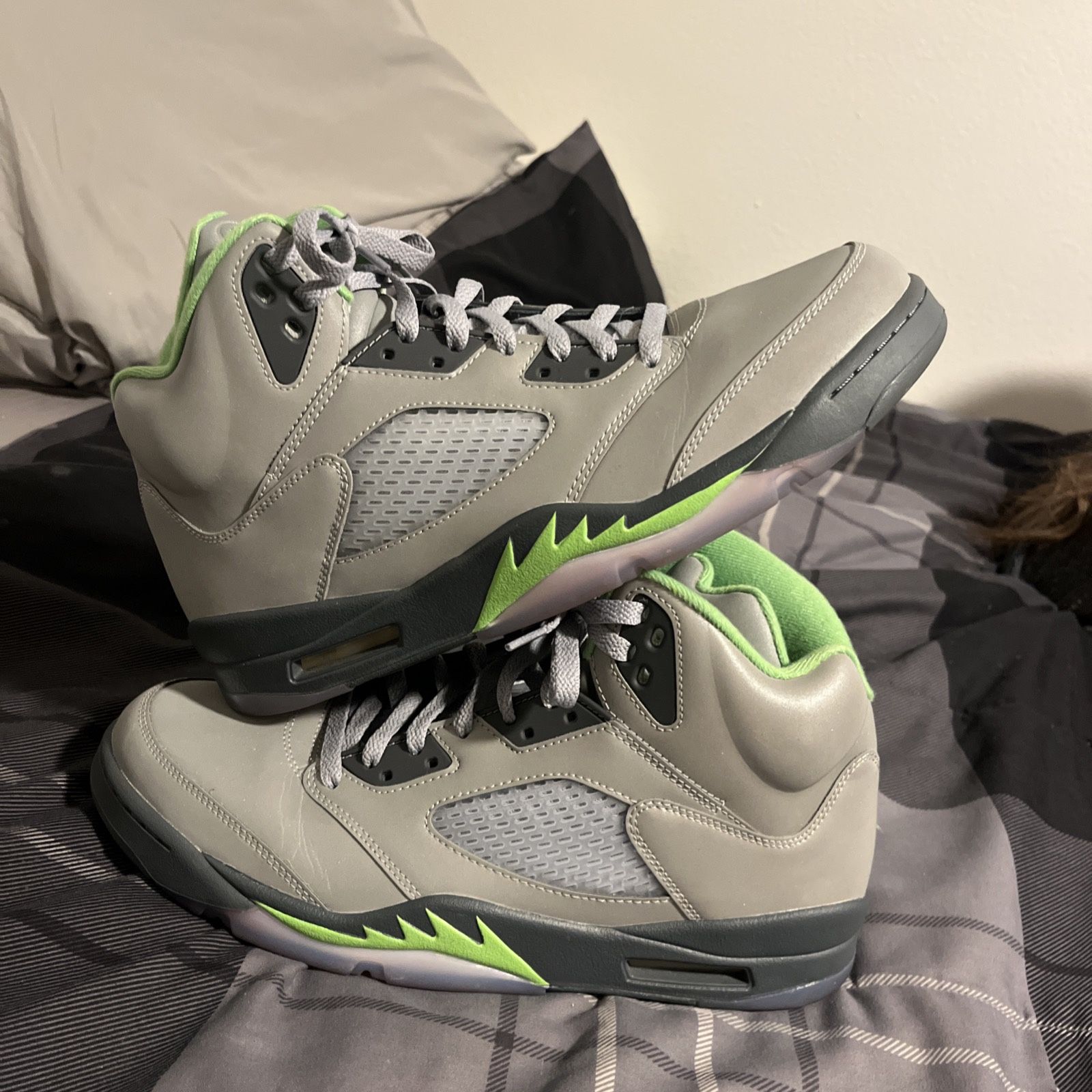 Jordan 5 Green Bean Reflective
