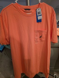 Nautica Performance Tee Coral XL