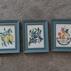 Framed Artwork - Fruit Prints