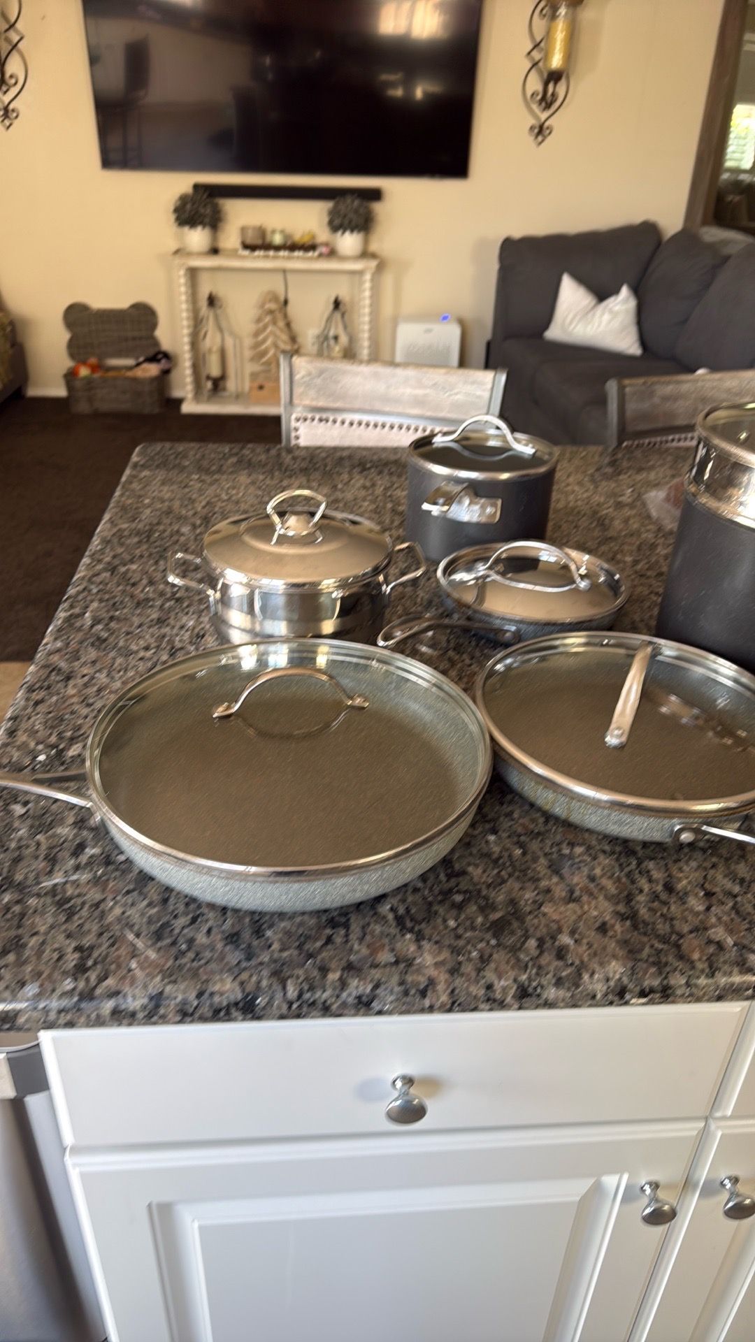 Used pots and pans