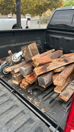 2x4 s and with heavy  duty caster wheels