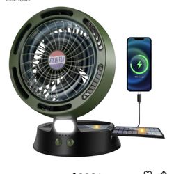 SOLAR FAN with LIGHT