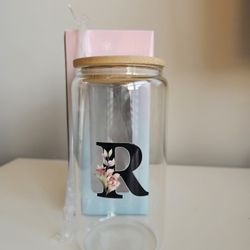 Glass Cups 16oz - Letters