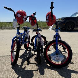 Spider Man Kid Bike 