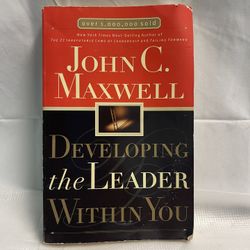 Developing The Leader Within You / Paperback / Great Book !