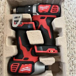 *NEW* Milwaukee M18 18-volt 1/2” drill and 1/4” HEX Impact Driver (Tool Only)