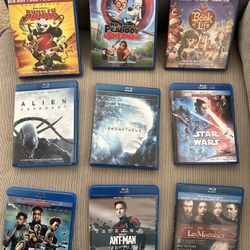 Assorted Blu Ray DVDs (no digital codes)