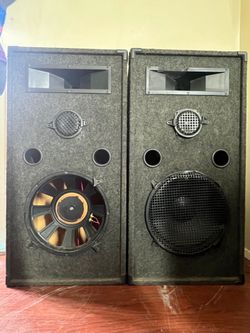 Pair of large Block Party Speakers