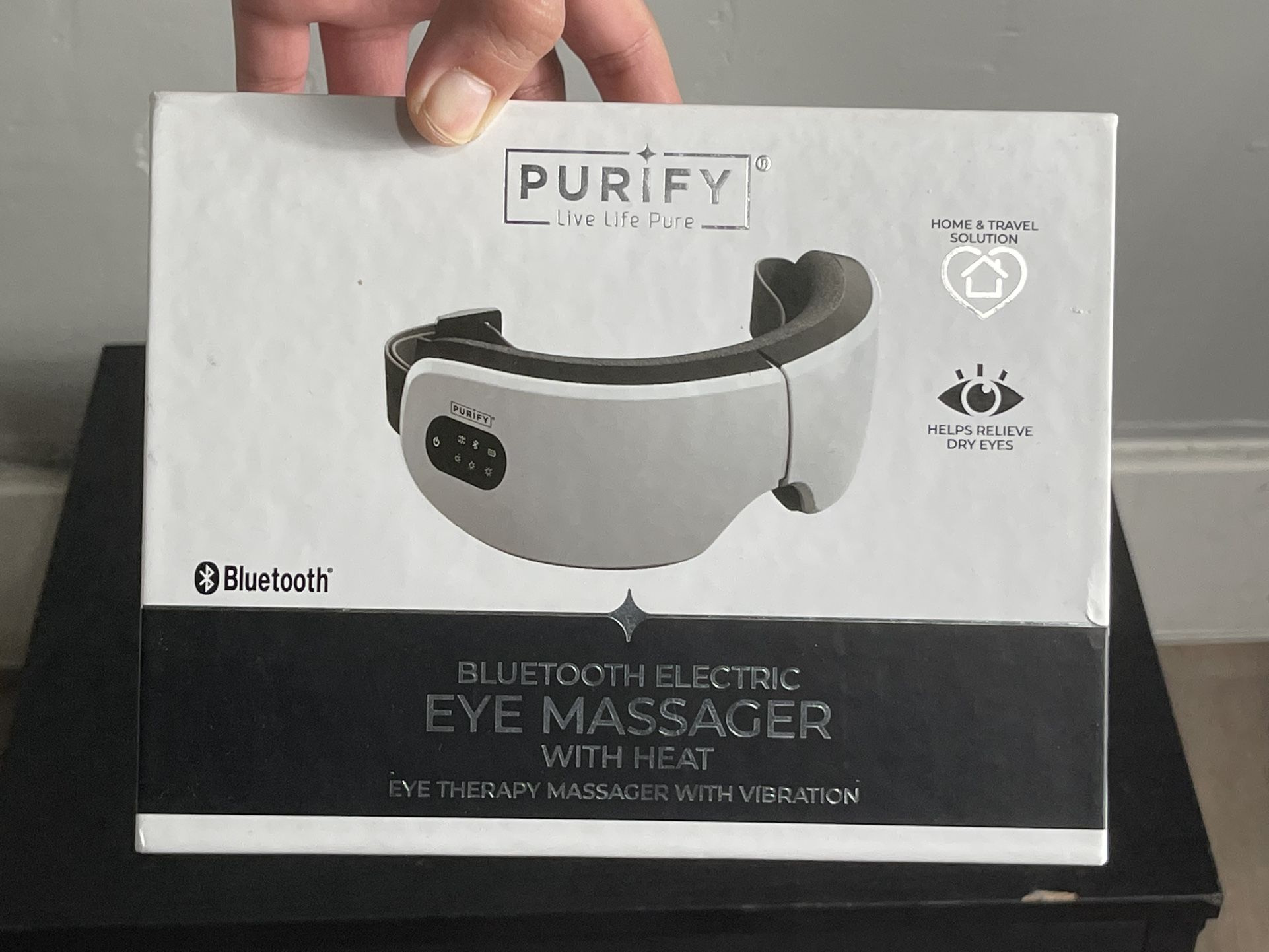 BLUETOOTH ELECTRIC EYE MASSAGER WITH HEAT