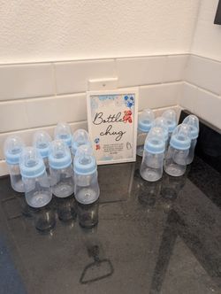 Bottle Chug Baby Shower Game