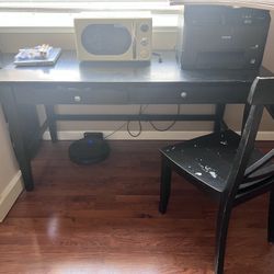 Black Desk & Chair