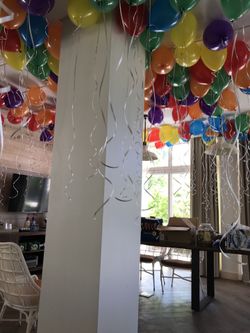 Helium balloons