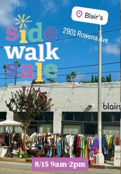 Silverlake Sidewalk Sale 8/15 9am-2pm