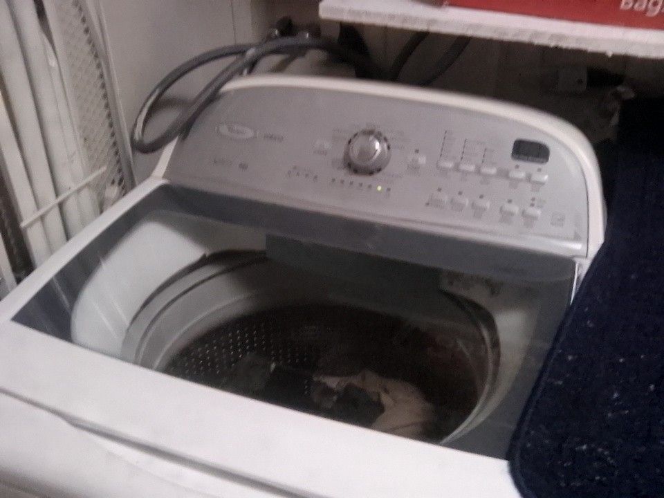 Digital Washer And Dryer Set Up 