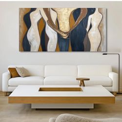 Talk Abstract Wall Art × 1 60x30 inch