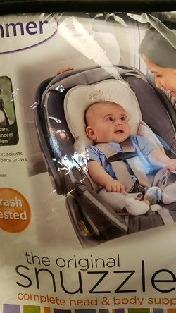 Infant car seat head support