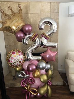 Balloon bouquet bday 22