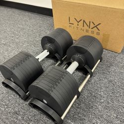 80 Ib Adjustable Dumbbells (New in Box)
