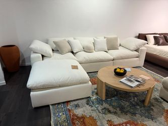 Arhaus Inspired Sectional | Oversized Bouclé