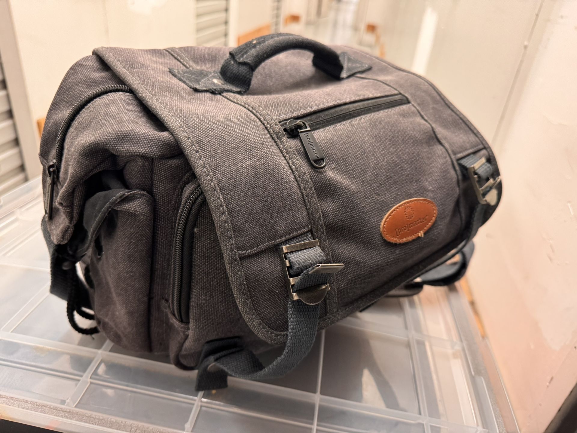 Promaster Shoulder Camera Bag – Rugged Canvas, Padded Interior