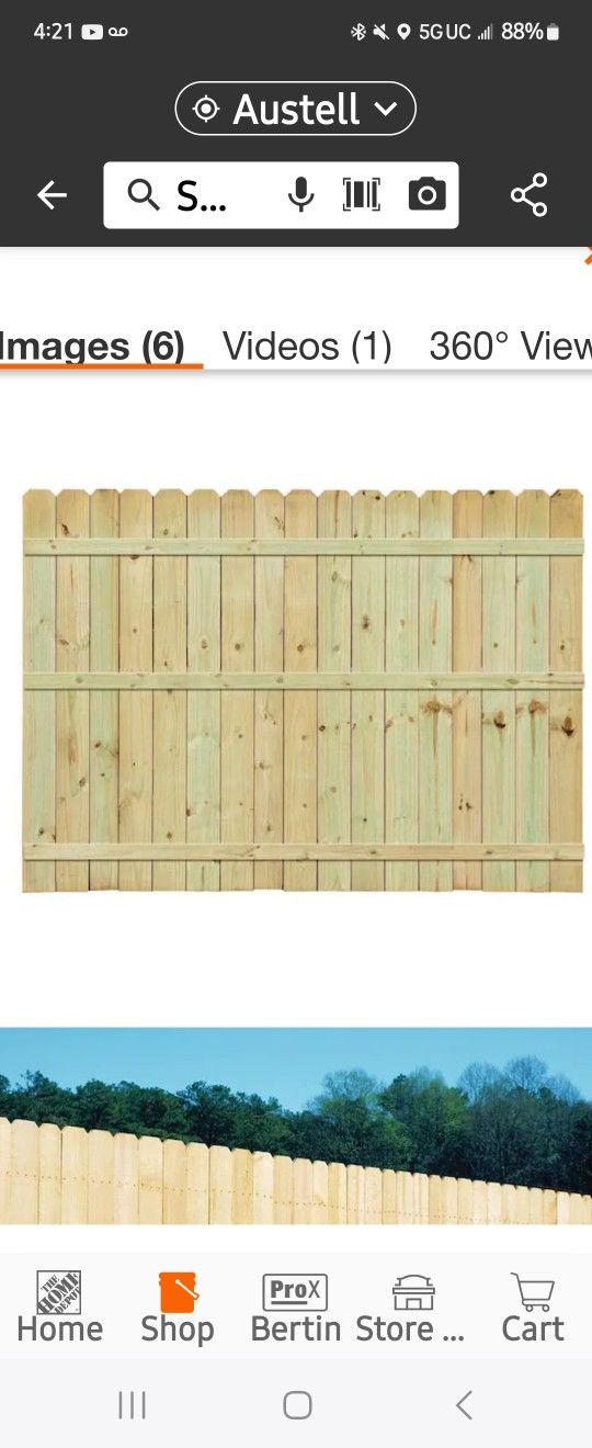 Dog Ear Fence Panels