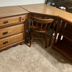 Dresser Desk Set