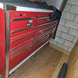 Matco 5s Triple Bay Toolbox Red 5325RP VIEW PICTURES With Stailess Steel Top  Still Wrapped And PoweR OPEN TO TRADE
