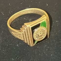 Antique Trier High School Class Ring 10k Gold inspiration for Movie “Mean Girls”
