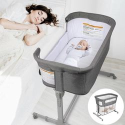 KoolerThings 3 in 1 Baby Bassinet, Bedside Sleeper, & Playpen, Easy Folding Portable Crib