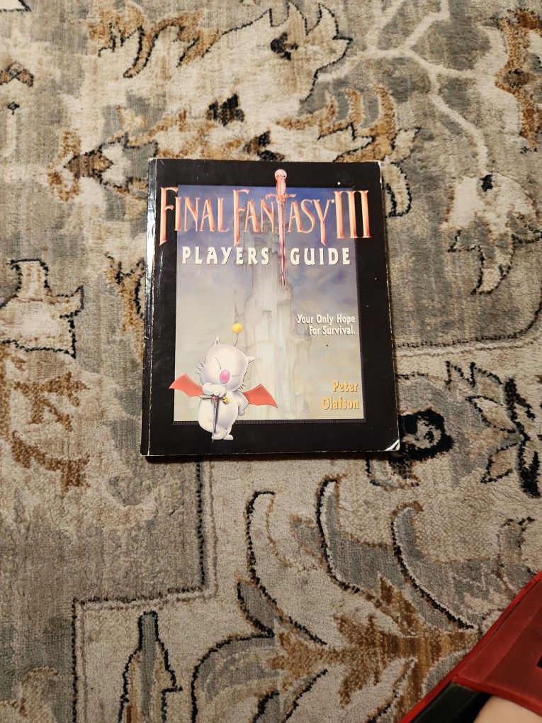 Final Fantasy 3 Strategy Guide Super Nintendo
