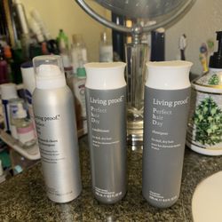 Living proof shampoo, conditioner, and dry shampoo
