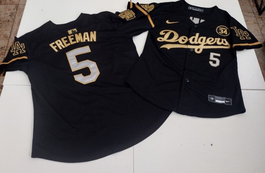 Dodgers Woman Freeman #5 Black