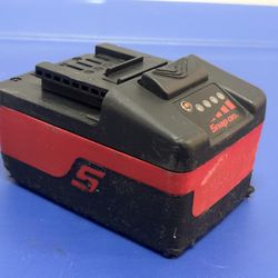 Snap-on Tools CTB8185, 4.0AH RECHARGEABLE LI-ON BATTERY, 18V, SINGLE BATTERY,