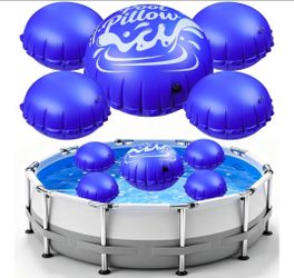 4+1 Combined Pool Pillow, Winter Pool Pillows for Above Ground Pools
Durable & Cold Resistant 0.4mm PVC Pool Air Pillow for Winterizing(4 Pcs 3Ft +1 P