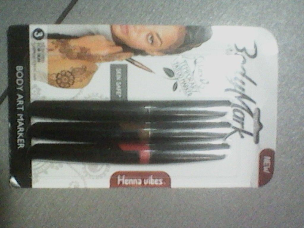 Body mark by bic temporarty tattoo marker
