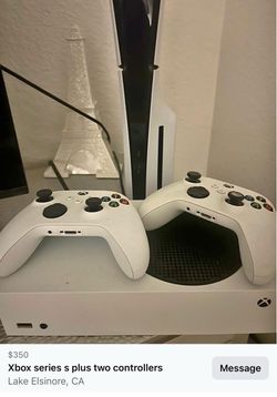 Xbox Series S with Two Controllers