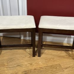 Two Small Seats Stools Benches