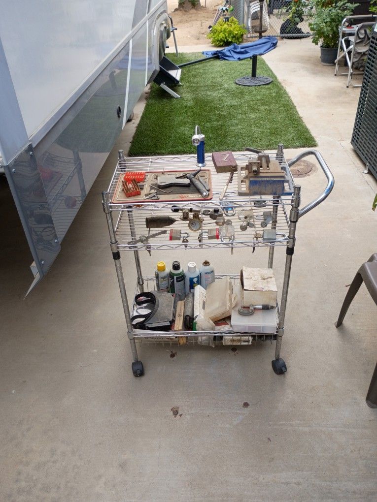 Locksmith Cart With Stuff