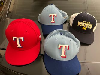 Texas rangers caps