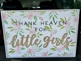 Girls bedroom wall Art Decor